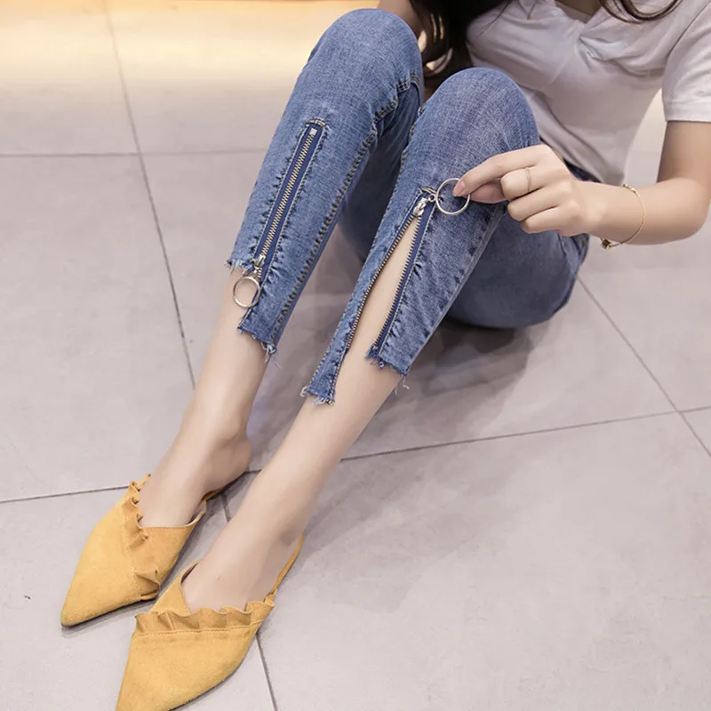 JUJULAND 2018 Jeans Female Denim Pants Black Color Womens Jeans Donna Stretch Bottoms Skinny Pants For Women Trousers 1813 JUJULAND 2018 Jeans Female Denim Pants Black Color Womens Jeans Donna Stretch Bottoms Skinny Pants For Women Trousers 1813