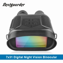 7×31 Night Vision BinocularดิจิตอลอินฟราเรดNight Visionขอบเขต1280×720จุดHDภาพกล้องบันทึกวิดีโอเห็นได้ชัดเจนได้ถึง400เมตร