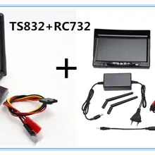 Boscam TS832 FPV 5,8G 600 мВт каналы беспроводной A/V передатчик RC732-DVR все-в-одном 7 дюймов 800*480 HD LCD FPV монитор