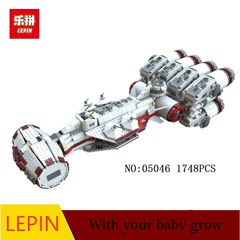 

Lepin 05046 Star 1748Pcs Series Wars The Tantive IV Blockade Runner 10019 Educational Building Blocks Bricks for Boy's DIY toy