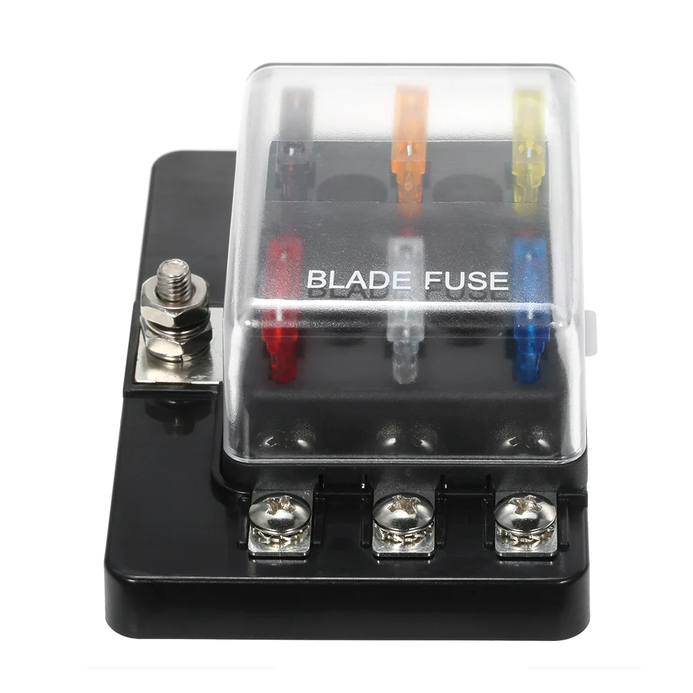 kkmoon 12V 24V 6 Way Blade Fuse Box with LED Indicator Fuse Block for Car Boat Marine Caravan-in Fuses from Automobiles & Motorcycles on Aliexpress.com ...