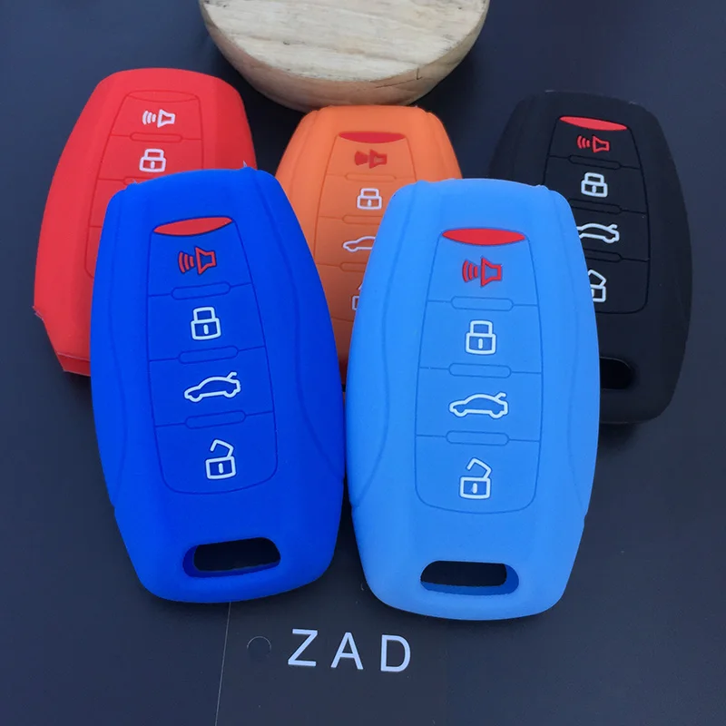 ZAD Silicone car key cover colorful key case shell for Great Wall H6