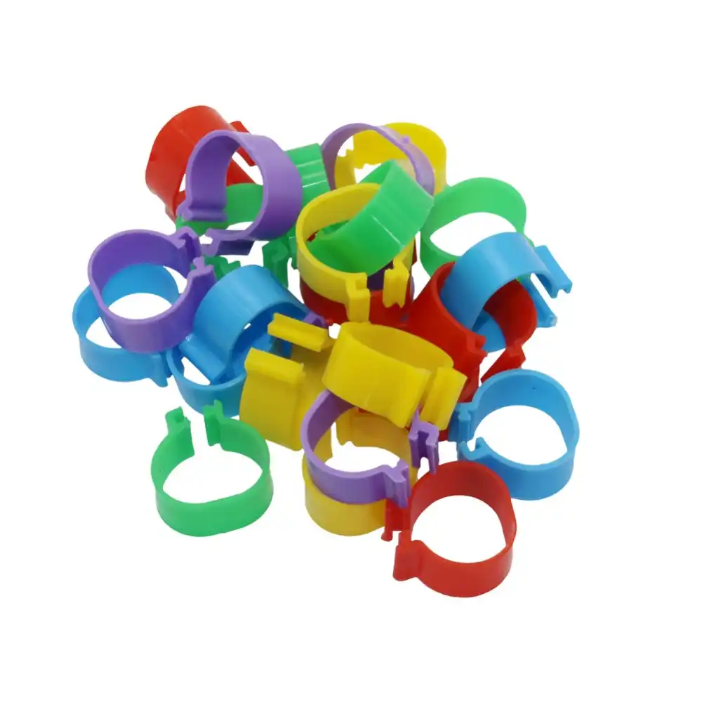 50 pçs frango galinha pombo pé anéis perna aves pomba pássaros pintos pato papagaio clipe anéis banda anel de codorna diâmetro interno 16mm