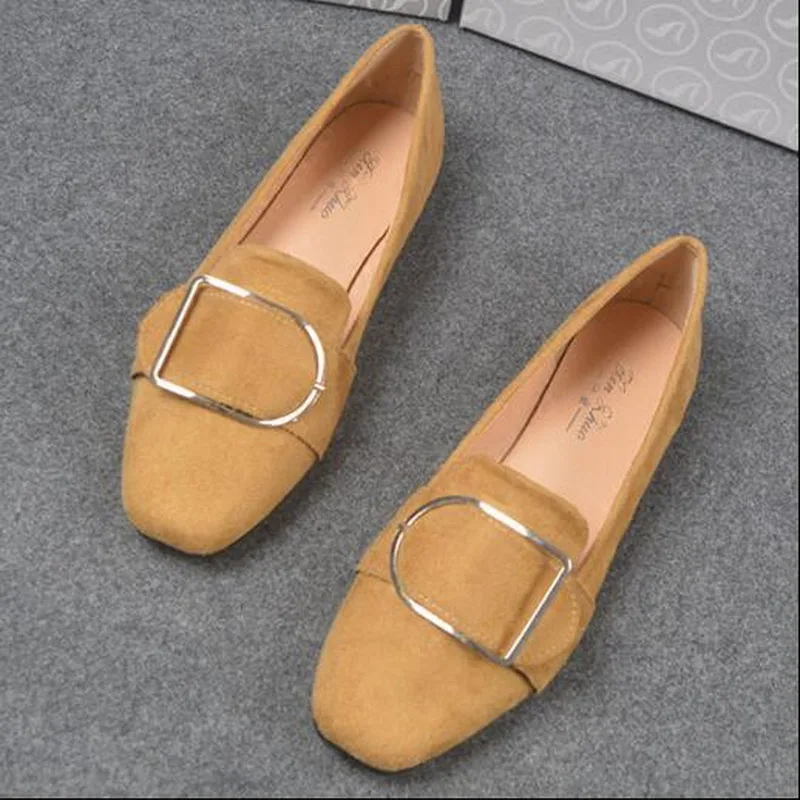 Весенне-осенняя Женская рабочая обувь с квадратным носком женская обувь на плоской подошве в британском стиле пряжки для обуви маленькие размеры 31-33, большой размер 44