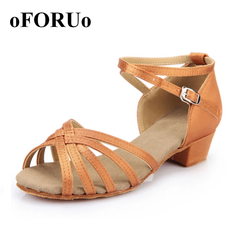 

2017 new Dance shoes children kids adult Women latin shoes Salsa Ballroom dancing shoes dance for woman size 24~40 SR004