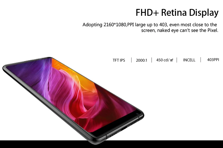 ALLCALL MIX2 6GB RAM 64GB ROM Helio P23 MTK6763 2.0GHz Octa Core 5.99 Inch 2.5D FHD+ Full Screen Android 7.1 4G LTE Smartphone