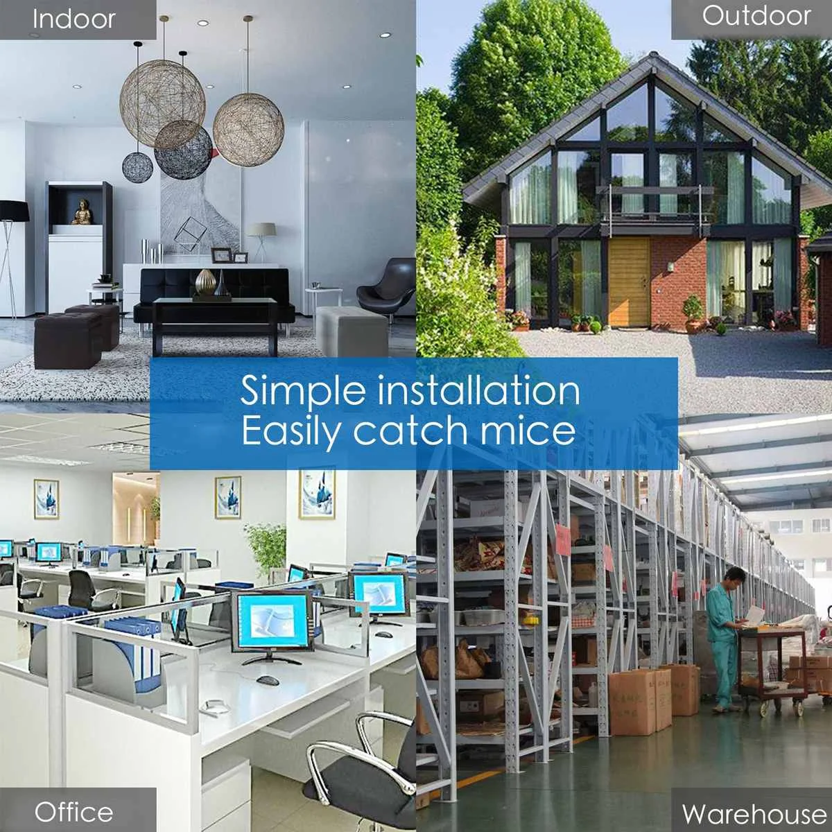 New Walk The Plank Mouses Trap Humane Bucket Rat Traps Automatic