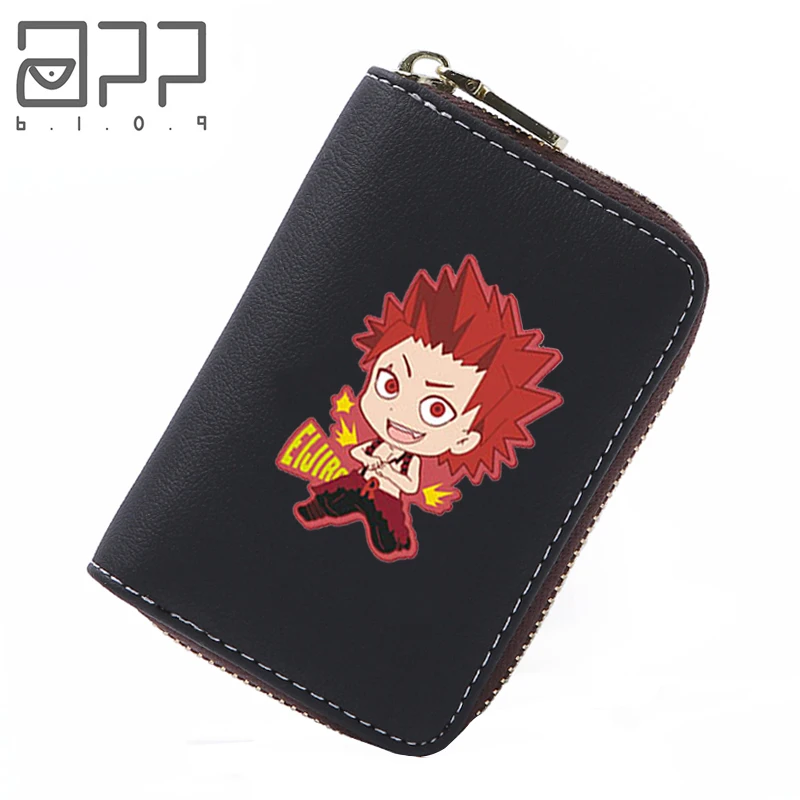 

APP BLOG Cartoon Anime Boku no Hero Academia Business Credit Card Holder Name ID Card Holder Case Wallet For Women Men 2018 New