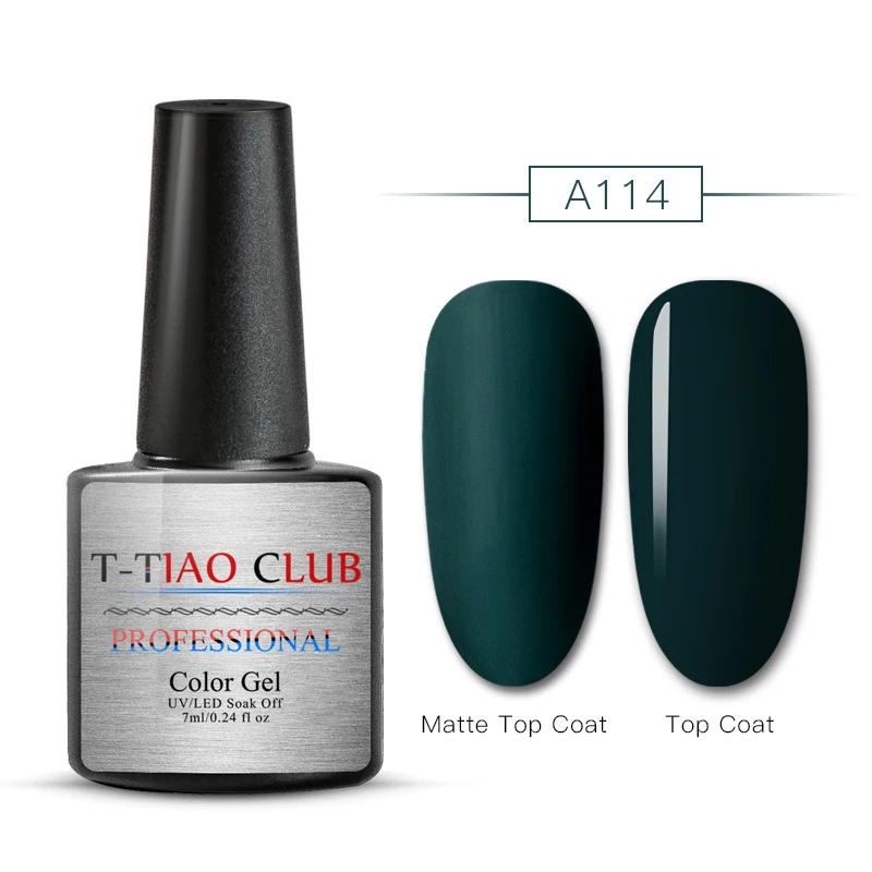 T-TIAO Клуб Матовый верхнее пальто Цвет Гель-лак для ногтей, гибридный лак Лаки Semi перманентность био-Гели Soak Off УФ; светодиоды; ногти гель лак для ногтей - Цвет: M30410
