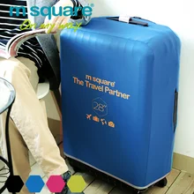 M Carré Voyage Accessoires Bagages Couverture Protecteur Élastique Chariot Valise Couverture De Protection Couvre Valise Cas 20 24 28 Pouce