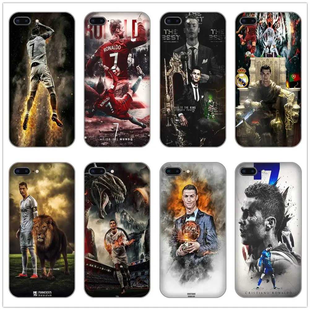 

funny Football stars Ronaldo silicon Soft TPU Phone back Cover Case for iphone 4 5 5s se 6 6s 8 plus 7 7 Plus X XR XS MAX shell