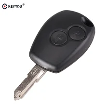 KEYYOU 10x Neue Ersatz 2 Tasten Remote Key Shell-Fall Für Renault Duster Logan Fluence Clio Freies verschiffen