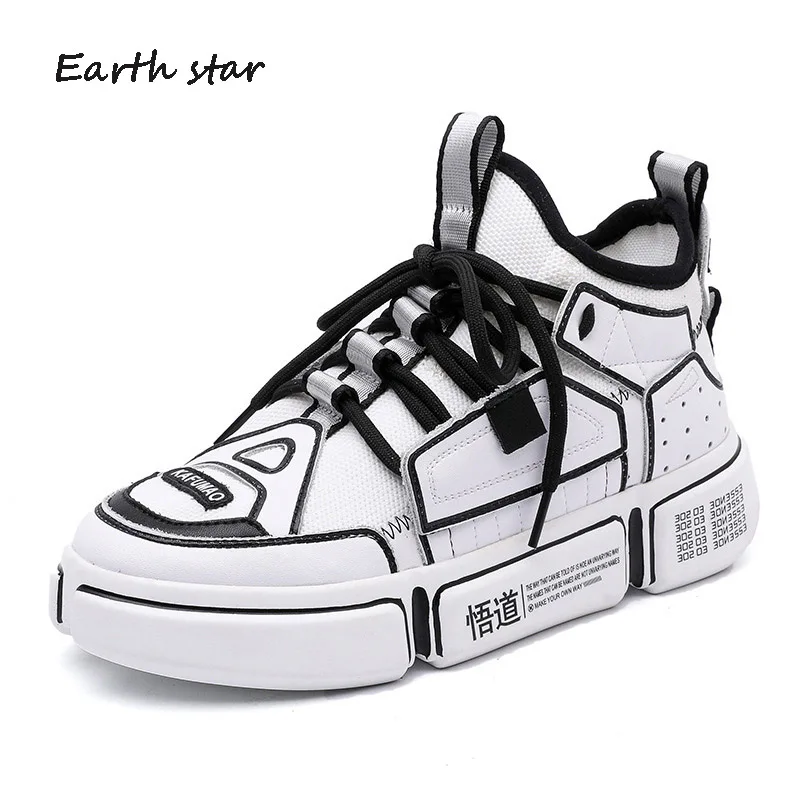 Белая обувь Женские кроссовки на платформе Модная брендовая zapatos de mujer chaussures femme