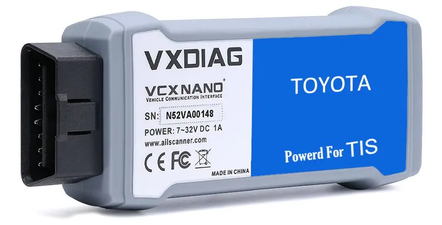 

2017 New Arrivals VXDIAG VCX NANO For Toyota TIS Latest V10.30.029 USB 2.0 Fully compatible With SAE J2534 VXDIAG TOYOTA Scanner