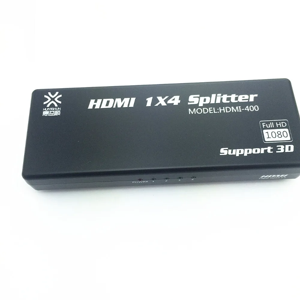 1080P 3D мини 4 порта HDMI разветвитель коммутатор 1x4 1 в выхода для HDTV PS3 XBOX EP программа