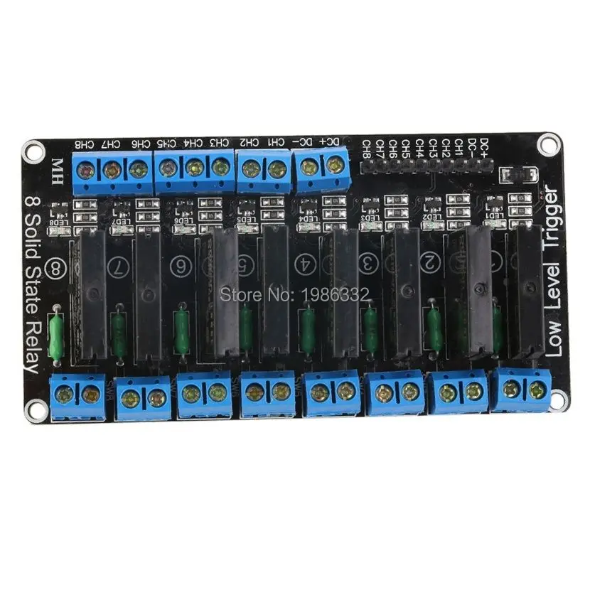 WS16 5V 8 Channel SSR G3MB 202P Solid State Relay Low Level Signal