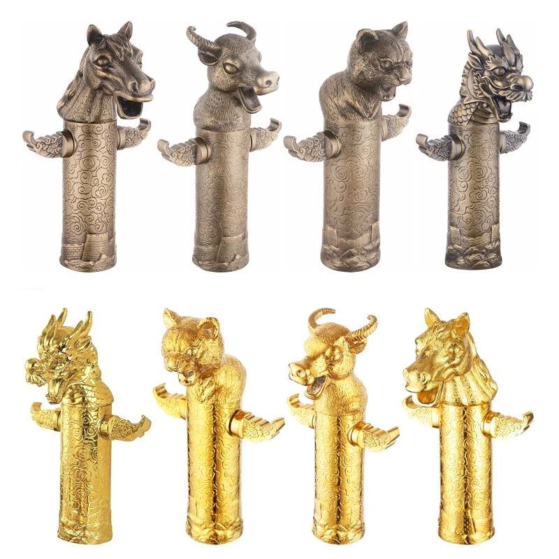 

Bronze and Gold Color Brass Material Deck Mounted Cold & Hot Water of Zodiac Artisitc Faucet