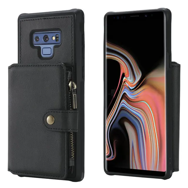 Кошелек на молнии для Coque samsung Note9 чехол откидная крышка samsung Galaxy Note 9 чехол 8 Note8 оболочка для samsung Note 10 Plus 5G чехол