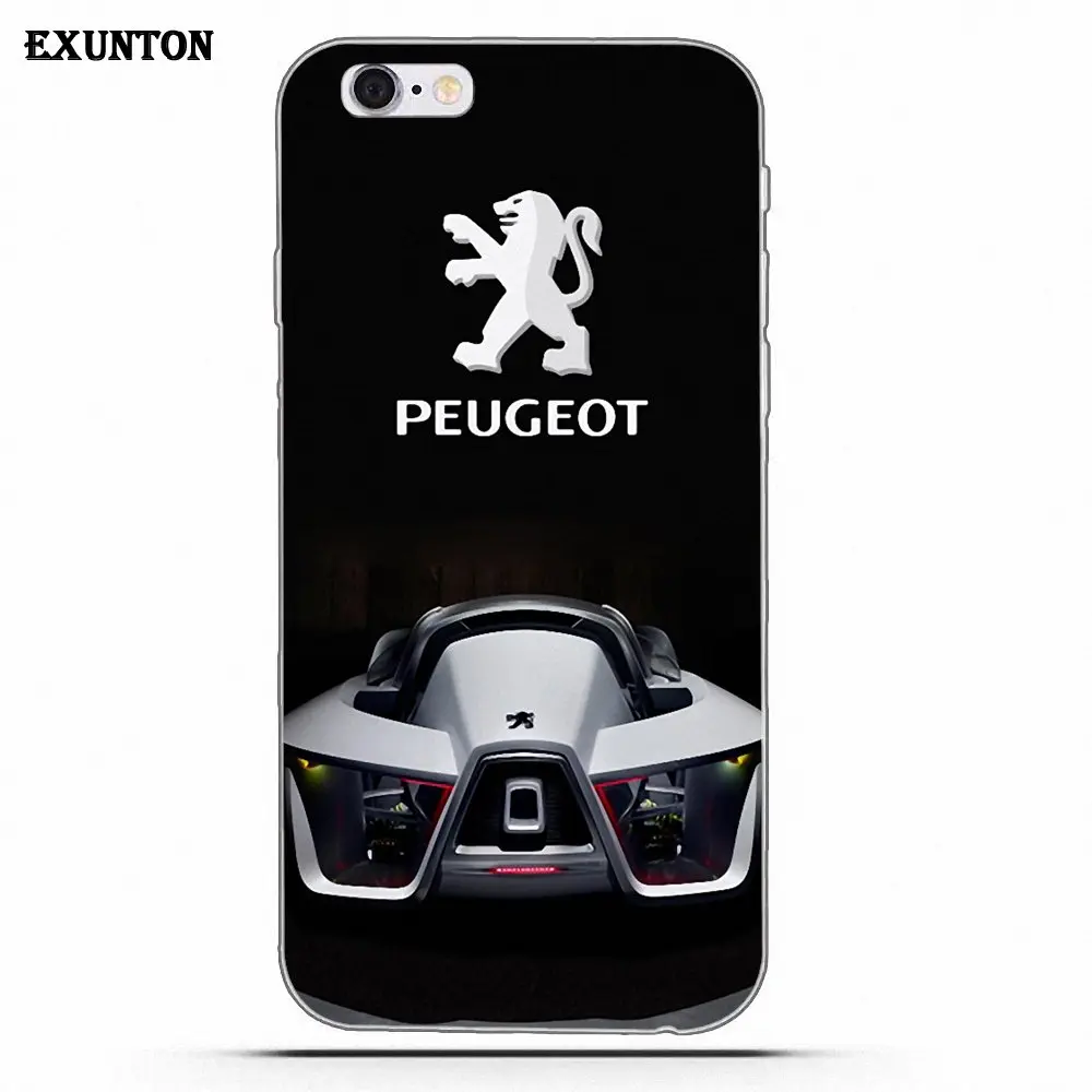 Логотип Peugeot для Apple iPhone 4 4S 5 5C SE 6 6S 7 8 Plus X для Apple iPhone 4 4S 5 5C SE 6 6S 7 8 Plus X TPU