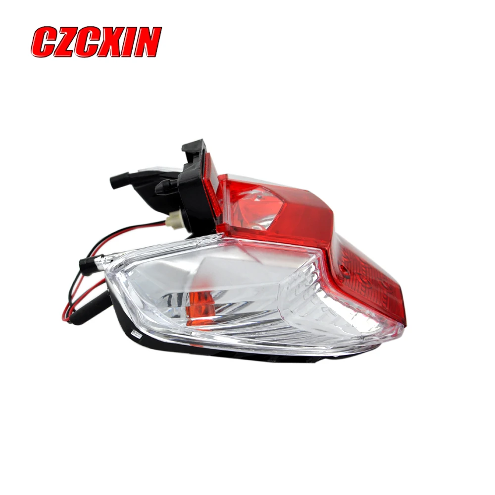 For HONDA WAVE125I WAVE125S SUPRA125X motorcycle tail lamp modified rear lights red turn light stop lamp free shipping