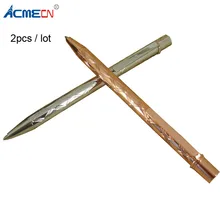 ACMECN 2 шт./лот классическое мини Латунное розовое золото шариковая ручка портативный тонкий твист выдвижной серебряные металлические шариковые ручки для подарков