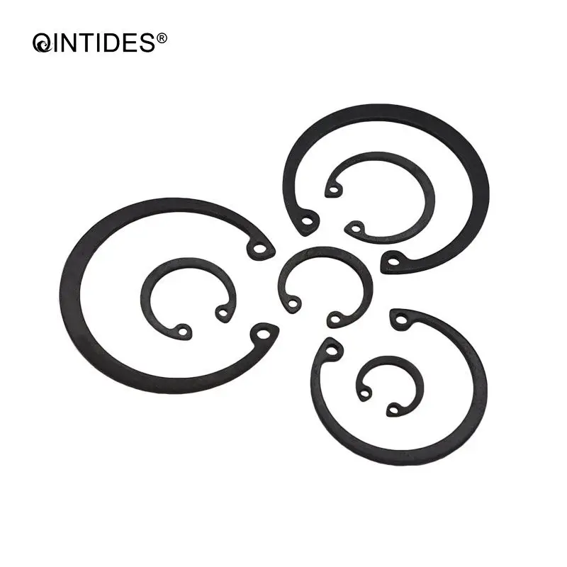 QINTIDES M8 M50 Circlips for A hole 65 Manganese Steel Hole Retaining Ring Bearing retainer M10