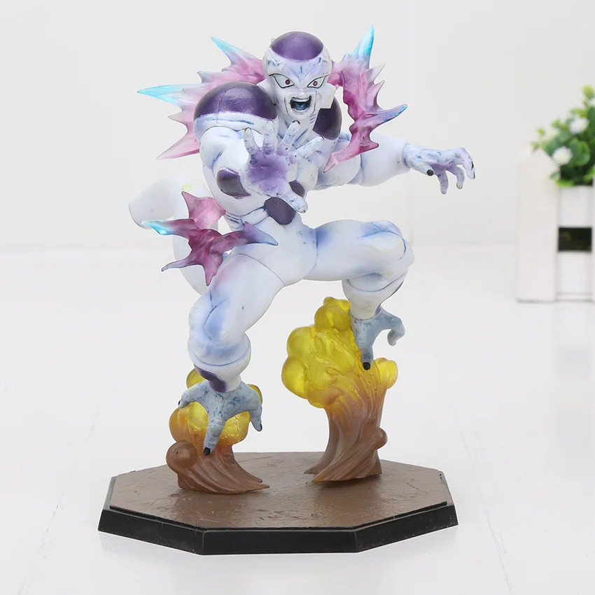 Dragon Ball Z фигурку воскресение F Frieza freeza морозильная камера DXF с рисунками из комикса «Жемчуг дракона», golden Frieza ПВХ фигурка игрушки для детей, подарки для детей - Цвет: 12541 battle freeza