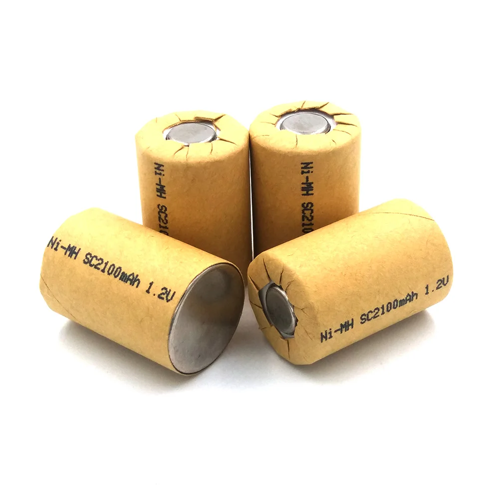 Аккумуляторная батарея 4/5 SC2100mAh 5 шт. Ni MH перезаряжаемая скорость разряда 15C