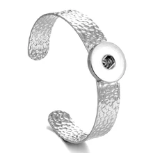 Серебряный оснастка браслет для женщин подходит DIY 18 мм оснастка ювелирные изделия оснастка браслет с кнопками ювелирные изделия