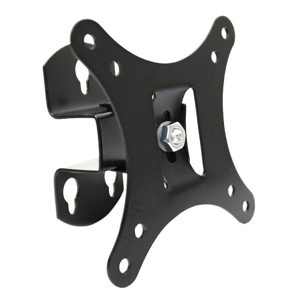 قابل للتعديل سهلة تثبيت قطب حامل الميل العالمي قوس حامل شاشة التلفزيون جدار جبل لأجهزة الكمبيوتر الصلب دائم الأسود الرئيسية