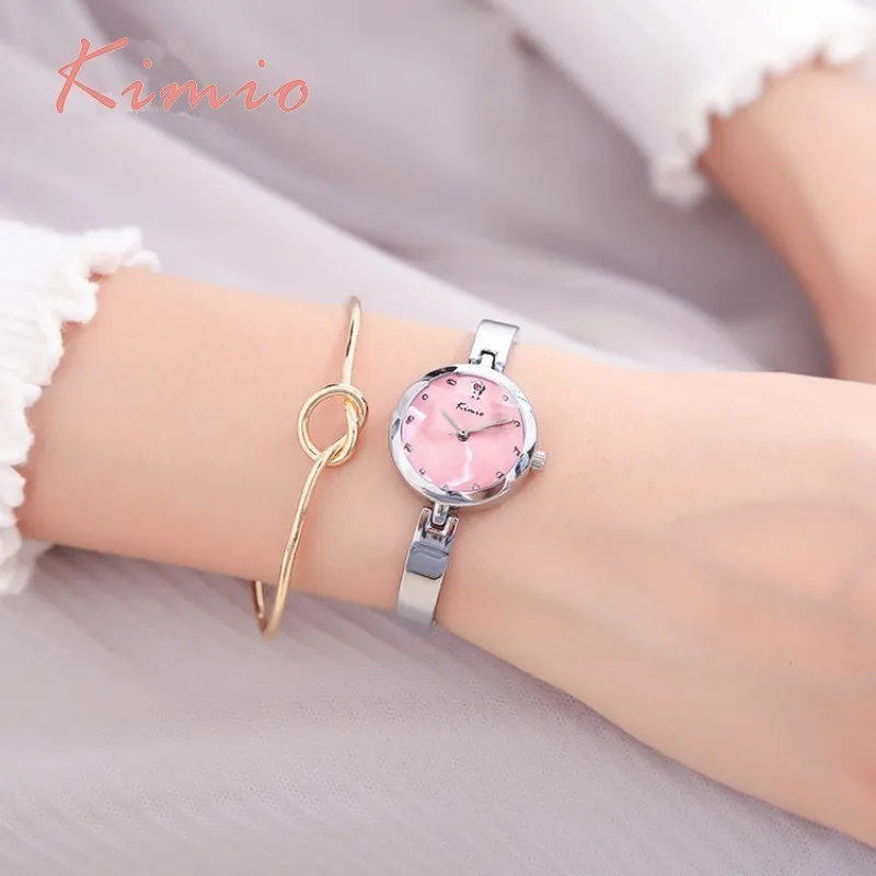 KIMIO Retro Myosotis L Flower Designer Brand Luxury Women Watch Bracelet Quartz Metal Watch Bracelets Bangles Dropshipping 2018 KIMIO Retro Myosotis L Flower Designer Brand Luxury Women Watch Bracelet Quartz Metal Watch Bracelets Bangles Dropshipping 2018