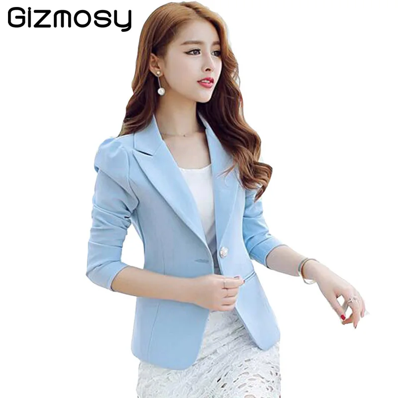 Spring Women Slim Blazer Coat 2016 New Fashion Casual