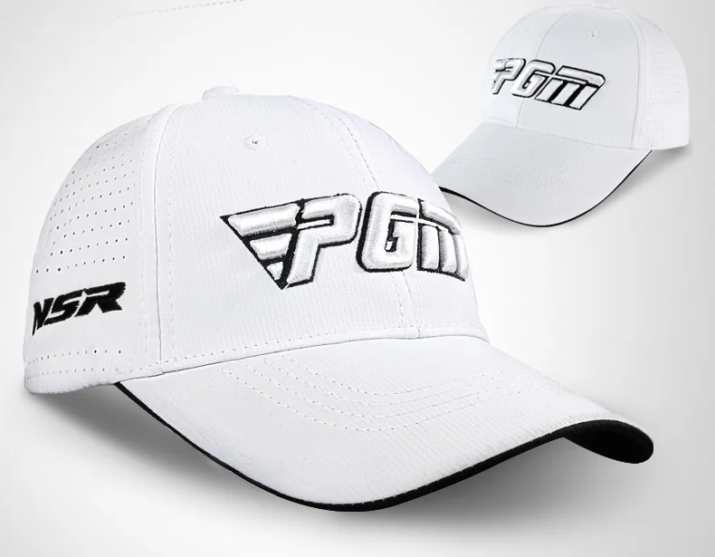 Хлопковые солнцезащитные кепки PGM Golf Hat удобные кепки с сеткой Твердые спортивные Peaked cap 3 цвета