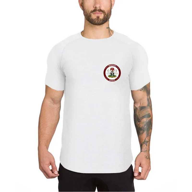 House of Сенат Нигерия футболка Running рубашка тренировки футболки Фитнес