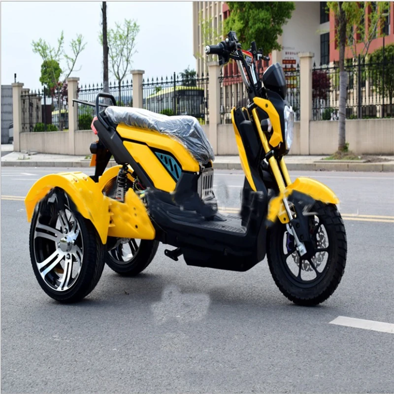 Cheap Motorcycle electric bike citycoco electric scooter motor tricycle three wheel electric motorcycle 60V 12A 1500W e bike 2