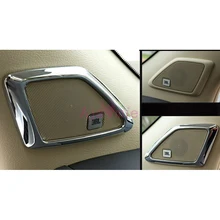 Pcs Para Toyota Land Cruiser Prado 150 LC150 2 FJ150 2010-2018 Interior UM Orador Coluna de Áudio Tampa Cromada estilo do carro