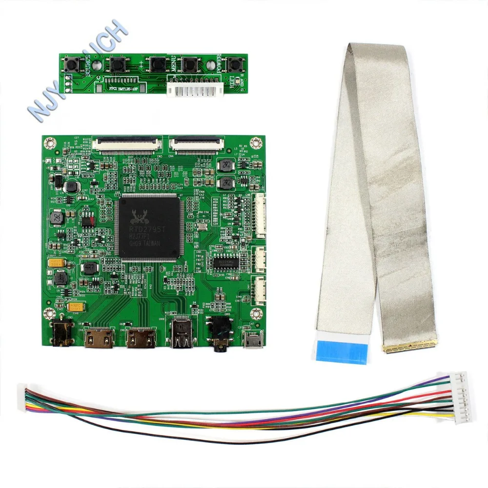 Плата драйвера контроллера ЖК дисплея HDMI DP Для экрана 4K 15 6 &quotNV156QUM 3840x2160|Запасные
