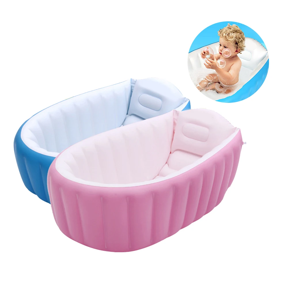 

Portable Inflatable Baby Bath Kids Bathtub Thickening Folding Washbowl Children Tub Baby Swimming Pool for Child's Best Gift