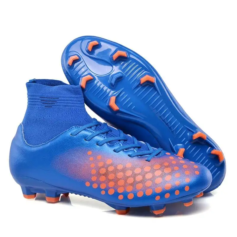 

High Ankle Socks Boots TF Soccer Shoes for Men Youth Kids Outdoor High Top Training Football Boots Soccer Cleat Sneakers
