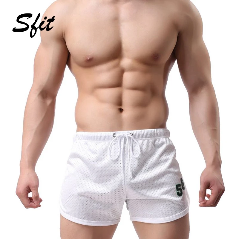 Шорты Sfit мужские спортивные однотонные свободные плавки кулиска летние пляжные
