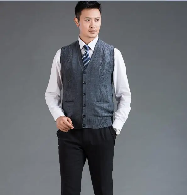 mens sleeveless cardigan sweaters