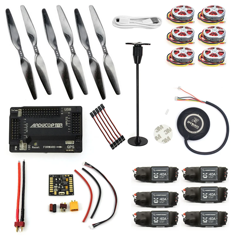 RC HexaCopter Six-axis Aircraft ARF Electronic:GPS APM2.8 Flight Control 350KV Brushless Motor 40A ESC F05423-I RC HexaCopter Six-axis Aircraft ARF Electronic:GPS APM2.8 Flight Control 350KV Brushless Motor 40A ESC F05423-I