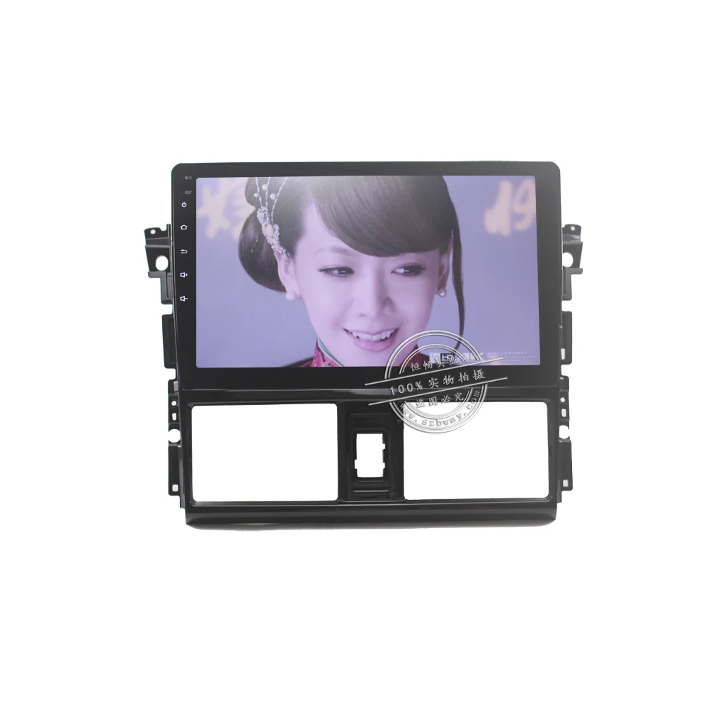 Top HACTIVOL 10.1" Quad core car radio for Toyota Vios 2014-2016 android 7.0 car DVD player gps navi with 1G RAM 16G ROM wifi map 3