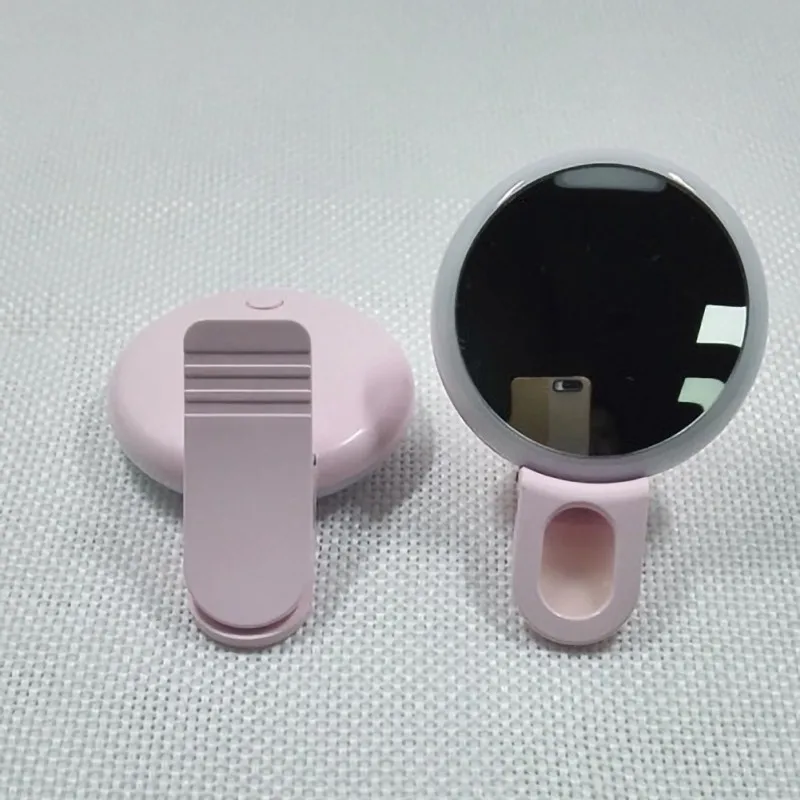 

Portable Selfie Flash Led Camera Led Makeup Mirror Mini Beauty Self-Timer Fill Light Blue Led Fill Light Sf03