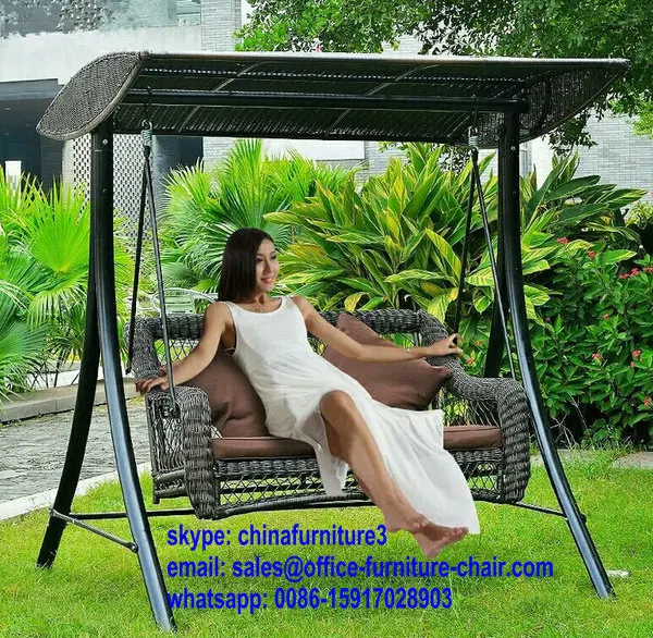China Metal Patio Swings Bed Outdoor Rocking Chair Pe Rattan Lounge China Metal Patio Swings Bed Outdoor Rocking Chair Pe Rattan Lounge Hanging Basket Garden Furniture