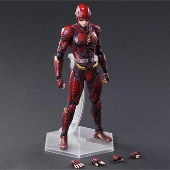 

Haocaitoy PA Figures 1/6 Scale The Flash JL Comics Painted Figure Model Ver.PVC Action Figures Collectible Model Toys 23c