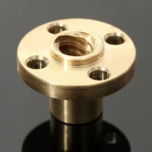NEW Brass 22mm Flange Nut for CNC 3D Printer 8mm 4-Start Lead Screw 3D printer Accessories