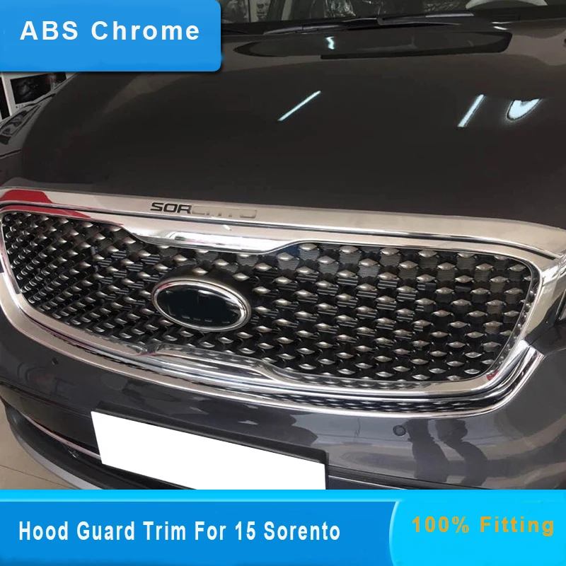 ABS-Chrome-Engine-Lid-Cover-Trim-Hood-Guard-For-Kia-Sorento-2015-2015-accessories-car-styling (1)