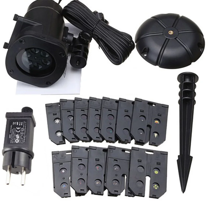 

Newest Christmas Decor LED Projector Light Waterproof Party Birthday Halloween Garden Projector Spotlight