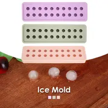 Силиконовая форма для льда, 20 отверстий, сделай сам, форма для льда, желе, форма для дома, аксессуары для кухонного бара, инструменты для изготовления ледяных шариков